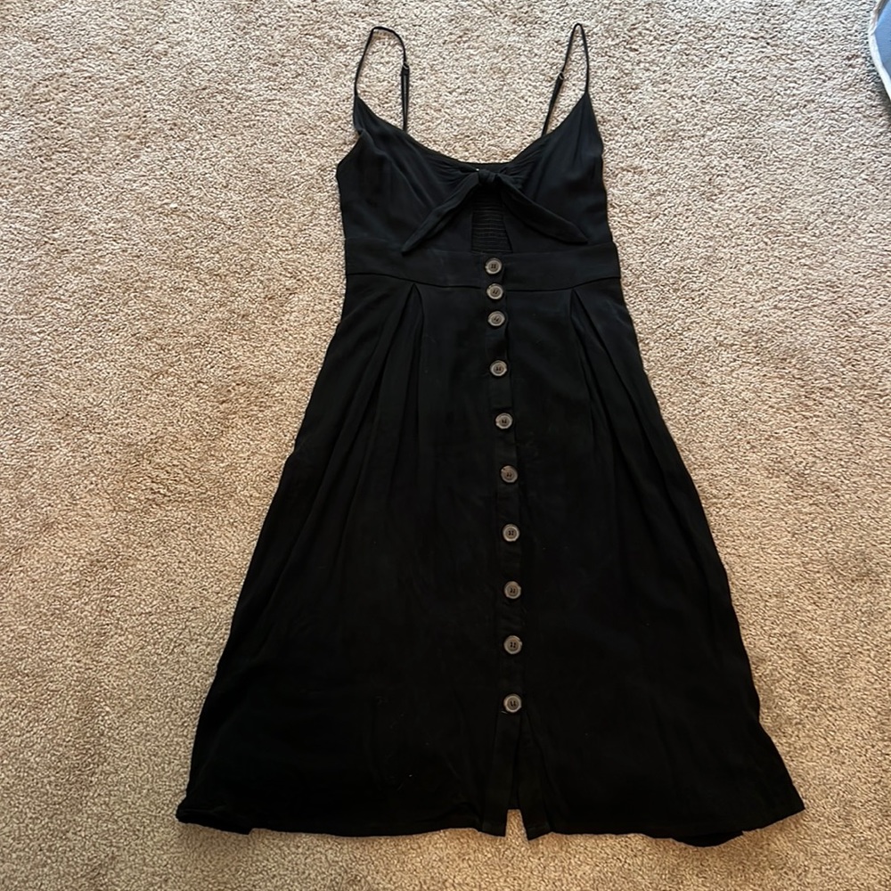 Black midi dress from target